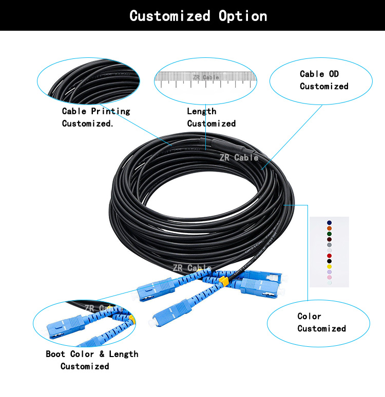 Outdoor SM MM Armoured Fiber Optic Patch Cable SC/APC SC FC LC SC UPC LCFC SC-SC LC-LC LC to SC SCAPC Armored Fiber Patch Cord Outdoor SM MM Armoured Fiber Optic Patch Cable SC/APC SC FC LC SC UPC LCFC SC-SC LC-LC LC to SC SCAPC Armored Fiber Patch Cord